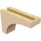 Ekena Millwork 3"W x 9"D x 6"H Classic Huntington Rough Cedar Woodgrain TimberThane Corbel, Primed Tan CORUR03X09X06HUNRCPR - alternate 6
